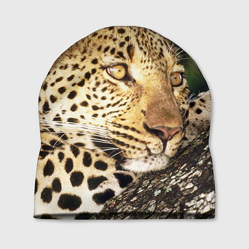 Шапка Леопард в лесу / 3D-принт – фото 1