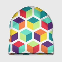 Шапка 3D кубы, цвет: 3D-принт