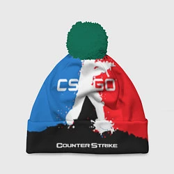 Шапка с помпоном CS:GO Colors, цвет: 3D-зеленый