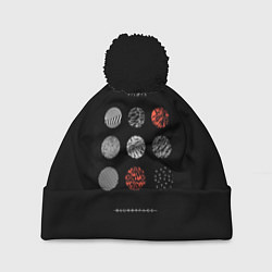 Шапка с помпоном Twenty one pilots: Blurrveace, цвет: 3D-черный
