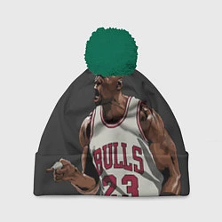 Шапка с помпоном Bulls 23: Jordan, цвет: 3D-зеленый