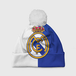 Шапка с помпоном Real Madrid, цвет: 3D-белый