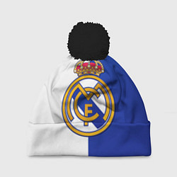 Шапка с помпоном Real Madrid, цвет: 3D-черный