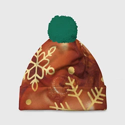 Шапка с помпоном Дуx рождества, цвет: 3D-зеленый