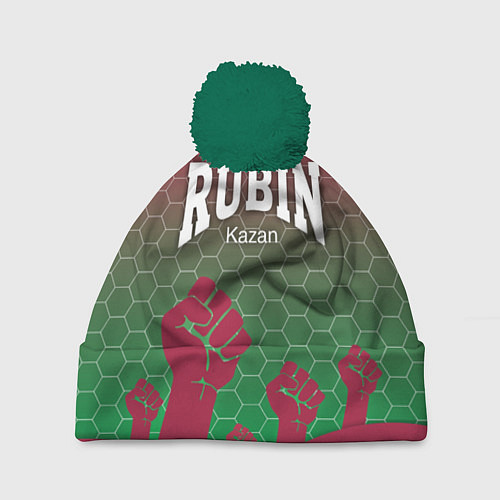 Шапка c помпоном Rubin Kazan / 3D-Зеленый – фото 1