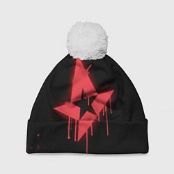 Шапка c помпоном Astralis: Black collection