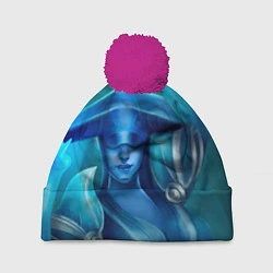 Шапка с помпоном Lissandra, цвет: 3D-малиновый