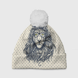 Шапка c помпоном SWAG Lion