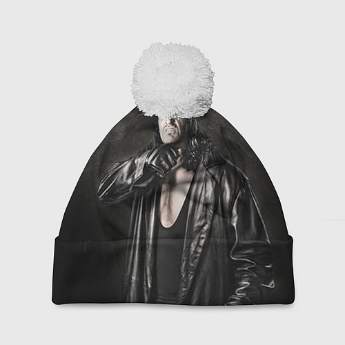 Шапка c помпоном Гробовщик 2 / 3D-Белый – фото 1