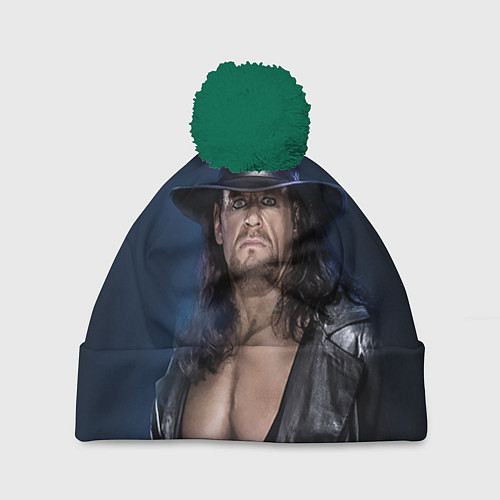 Шапка c помпоном Гробовщик 3 / 3D-Зеленый – фото 1