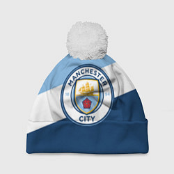 Шапка c помпоном FC Manchester City: Colors