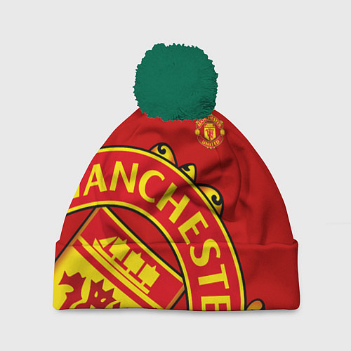 Шапка c помпоном FC Man United: Red Exclusive / 3D-Зеленый – фото 1