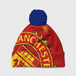 Шапка с помпоном FC Man United: Red Exclusive, цвет: 3D-тёмно-синий