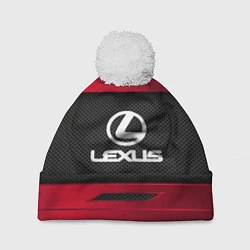 Шапка с помпоном Lexus Sport, цвет: 3D-белый