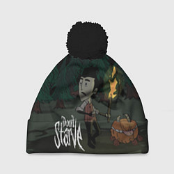 Шапка с помпоном Don't Starve: Night Forrest, цвет: 3D-черный