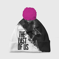 Шапка с помпоном The Last of Us: White & Black, цвет: 3D-малиновый
