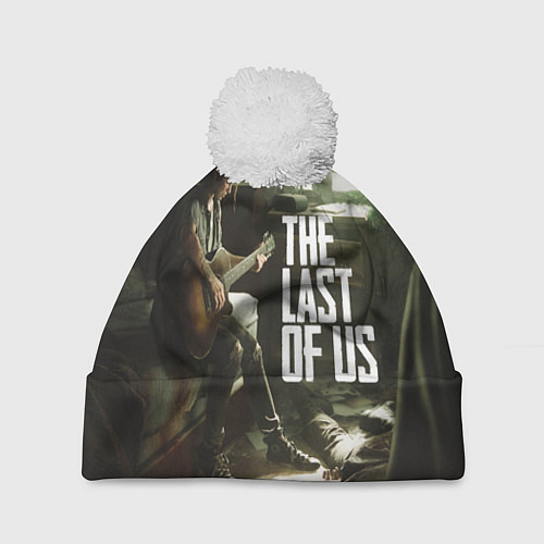 Шапка c помпоном The Last of Us: Guitar Music / 3D-Белый – фото 1