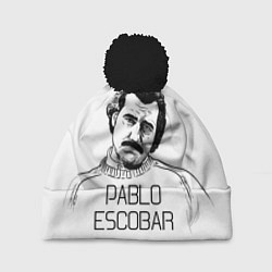 Шапка с помпоном Pablo Escobar, цвет: 3D-черный