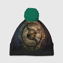 Шапка с помпоном Bronze Aegis, цвет: 3D-зеленый
