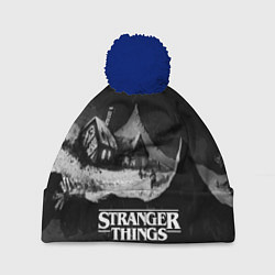 Шапка с помпоном Stranger Things: Black Hut, цвет: 3D-тёмно-синий