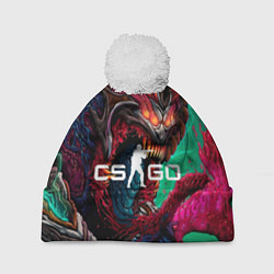 Шапка c помпоном CS GO hyper beast skin