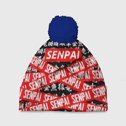 Шапка c помпоном SENPAI