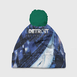 Шапка с помпоном Detroit: Become Human, цвет: 3D-зеленый