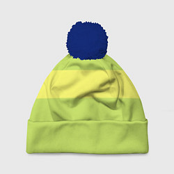 Шапка с помпоном ЧАРА CHARA, цвет: 3D-тёмно-синий
