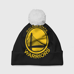 Шапка с помпоном GOLDEN STATE WARRIORS, цвет: 3D-белый