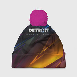 Шапка с помпоном DETROIT BECOME HUMAN, цвет: 3D-малиновый