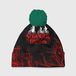 Шапка c помпоном STRANGER THINGS