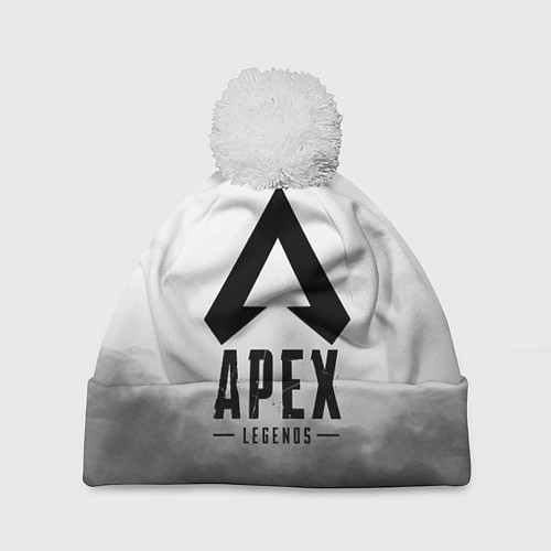 Шапка c помпоном APEX LEGENDS / 3D-Белый – фото 1
