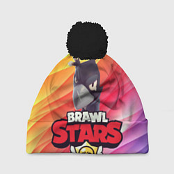 Шапка с помпоном Brawl Stars - Crow, цвет: 3D-черный