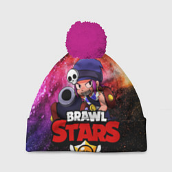 Шапка с помпоном Brawl Stars - Penny, цвет: 3D-малиновый