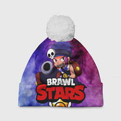 Шапка с помпоном Brawl Stars - Penny, цвет: 3D-белый