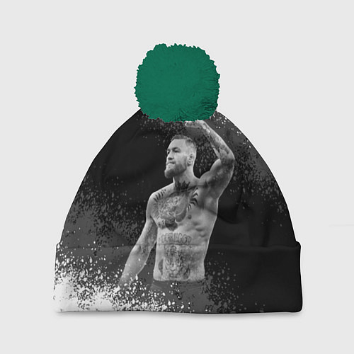 Шапка c помпоном Conor McGregor / 3D-Зеленый – фото 1