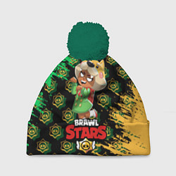 Шапка с помпоном BRAWL STARS NITA, цвет: 3D-зеленый