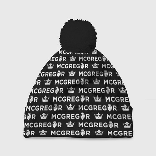 Шапка c помпоном Conor McGregor / 3D-Черный – фото 1