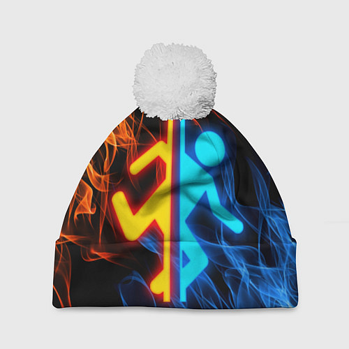 Шапка c помпоном PORTAL / 3D-Белый – фото 1