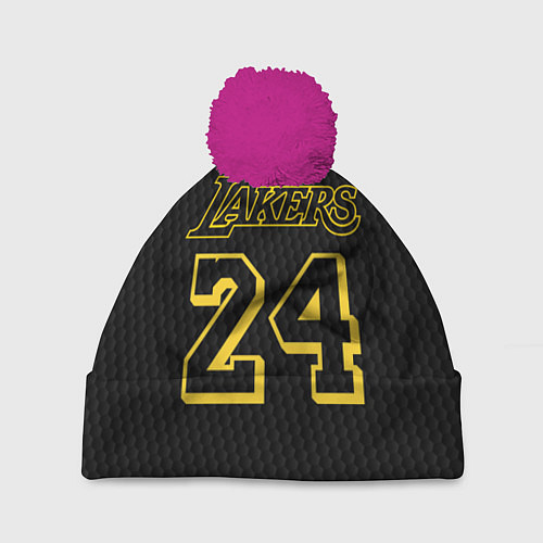 Шапка c помпоном Kobe Bryant / 3D-Малиновый – фото 1