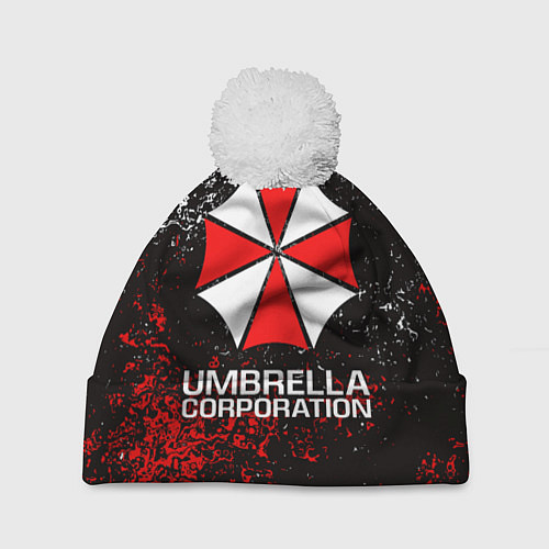 Шапка c помпоном UMBRELLA CORP / 3D-Белый – фото 1