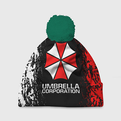 Шапка c помпоном UMBRELLA CORP / 3D-Зеленый – фото 1