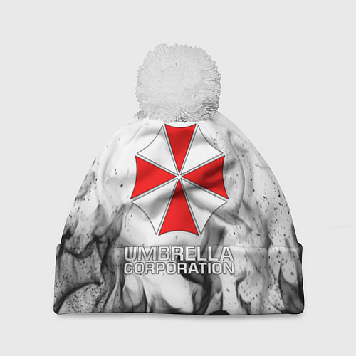Шапка c помпоном UMBRELLA CORP / 3D-Белый – фото 1