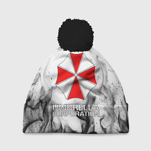 Шапка c помпоном UMBRELLA CORP / 3D-Черный – фото 1