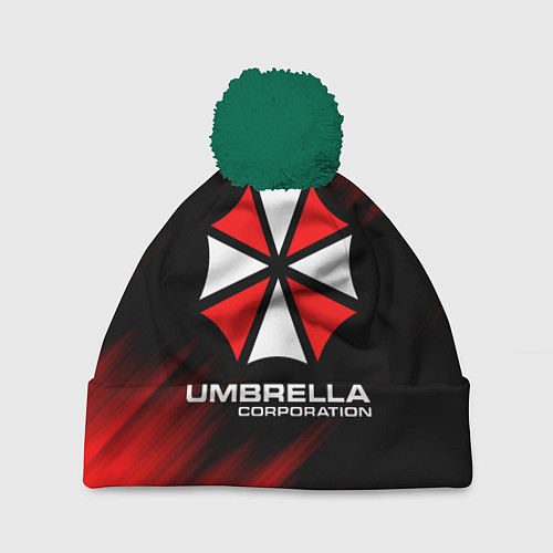 Шапка c помпоном Umbrella Corporation / 3D-Зеленый – фото 1