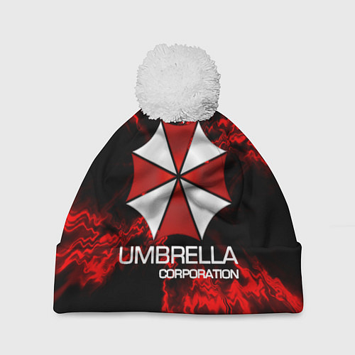 Шапка c помпоном UMBRELLA CORP / 3D-Белый – фото 1