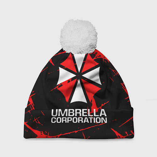 Шапка c помпоном UMBRELLA CORPORATION / 3D-Белый – фото 1