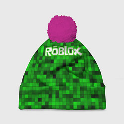 Шапка с помпоном Roblox, цвет: 3D-малиновый