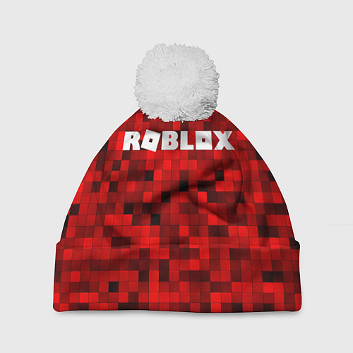 Шапка c помпоном Roblox / 3D-Белый – фото 1