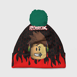 Шапка с помпоном ROBLOX, цвет: 3D-зеленый